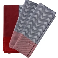 Garnier Thiebaut Nappe CHEVRON coloris gris 155 x 155 cm - 4MURS