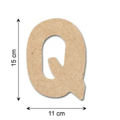 Gomille Décobois à peindre lettre Q - 4MURS