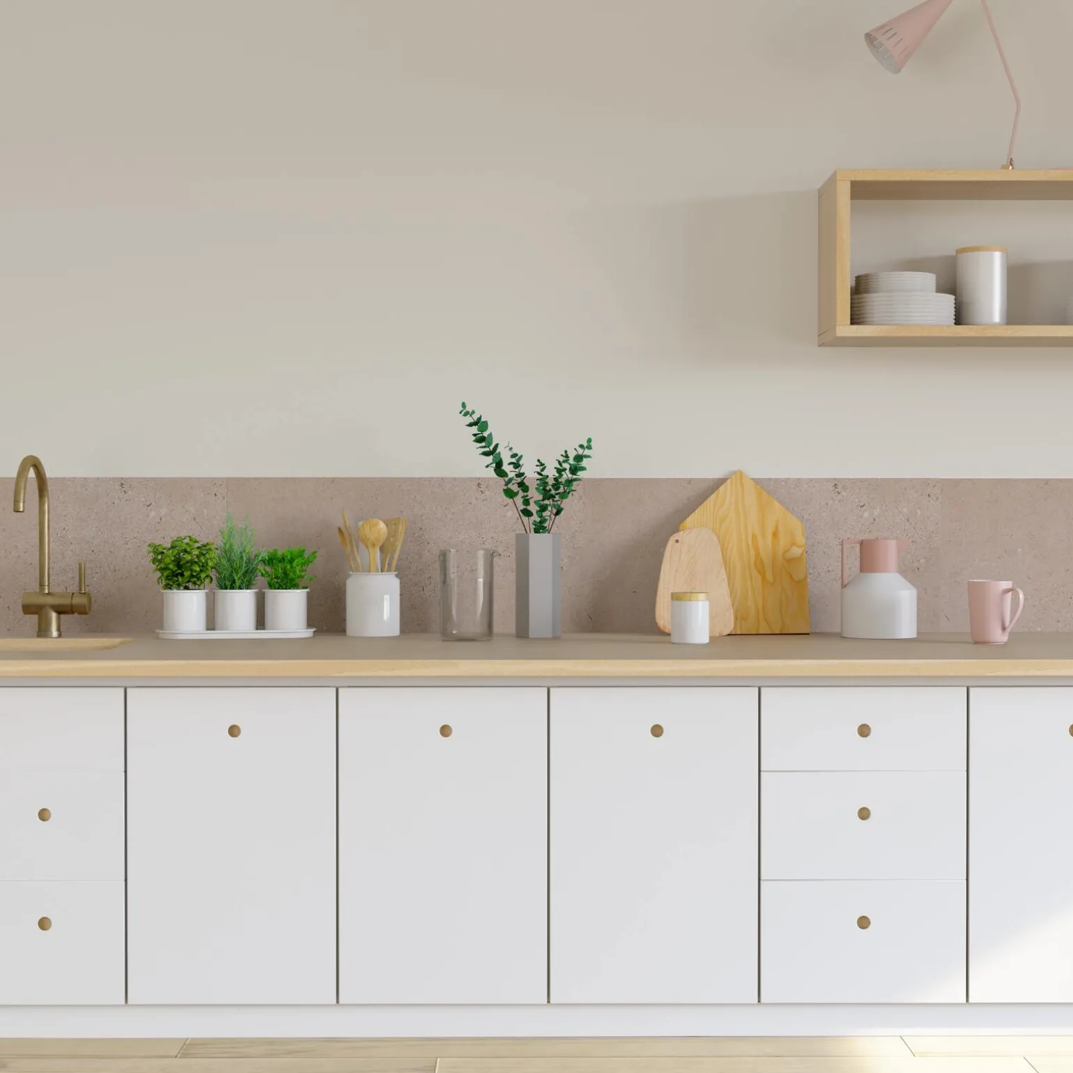 Grosfillex Revêtement à coller GX WALL+ SLATE crème rosé - 4MURS