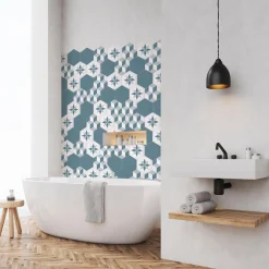 Grosfillex Revêtement adhésif SOCHIC DIAMOND KUBE bleu - 4MURS