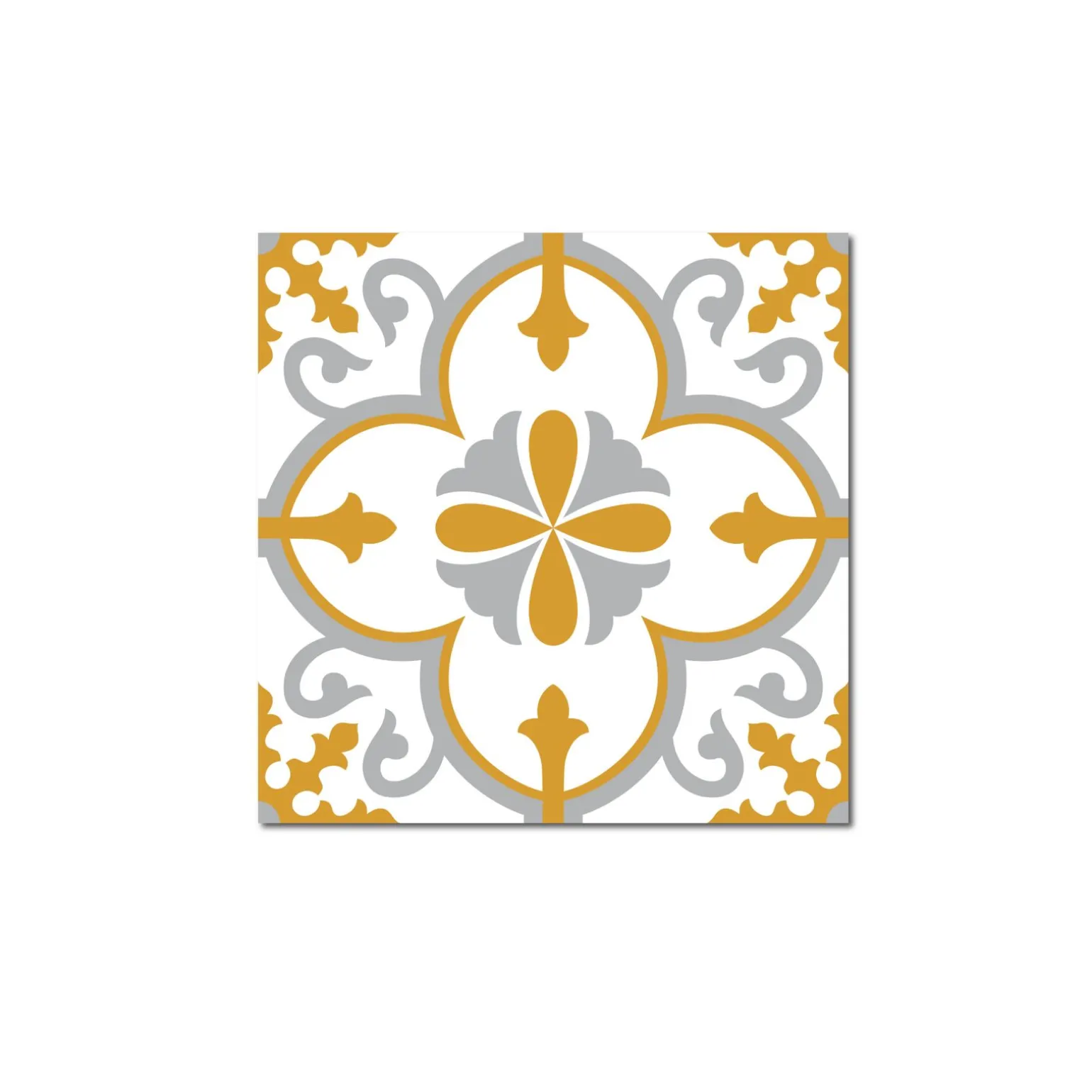 Grosfillex Revêtement adhésif SOCHIC SQUARE FLORE jaune - 4MURS