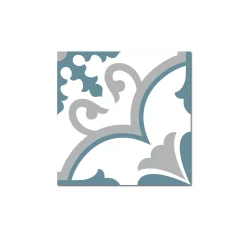 Grosfillex Revêtement adhésif SOCHIC SQUARE VOLUTE bleu - 4MURS