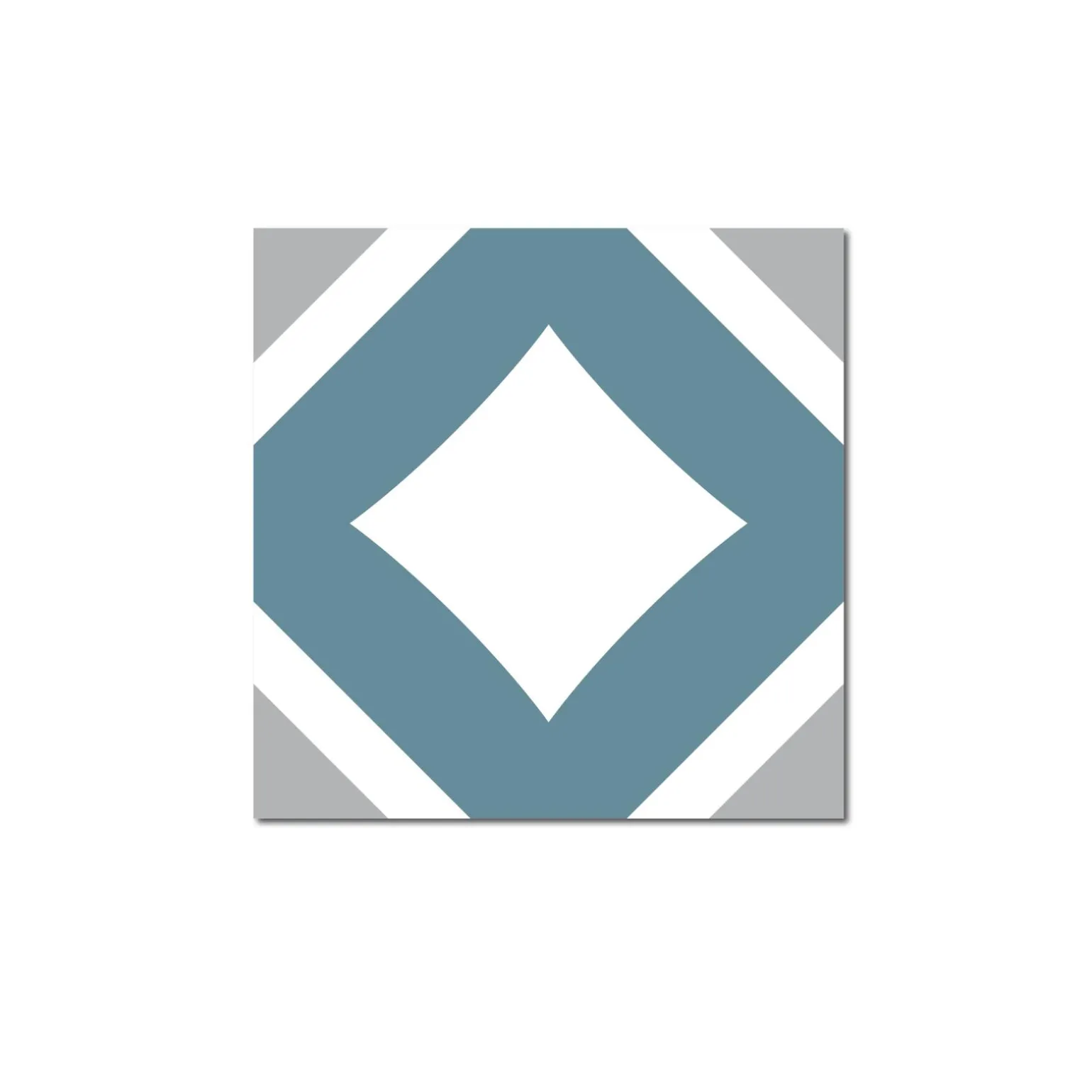 Grosfillex Revêtement adhésif SOCHIC SQUARE KARRO bleu - 4MURS
