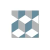 Grosfillex Revêtement adhésif SOCHIC SQUARE KUBE bleu - 4MURS