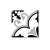 Grosfillex Revêtement adhésif SOCHIC SQUARE VOLUTE noir - 4MURS