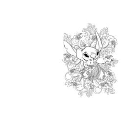 Hachette Pratique Coloriage 100% STITCH - 4MURS