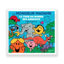 Hachette Pratique Livre enfant LES MONSIEUR MADAME LE TOUR DU MONDE DES ANIMAUX