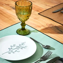 Haomy Set de table BORGO coloris céladon - 4MURS