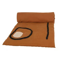 Harmony Housse d'édredon TIKRI coloris caramel - 4MURS