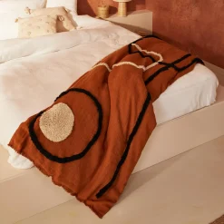 Harmony Housse d'édredon TIKRI coloris caramel - 4MURS