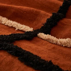 Harmony Housse d'édredon TIKRI coloris caramel - 4MURS