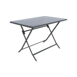 Hespéride Table de salle à manger GREENSBORO graphite 110 x 70 cm