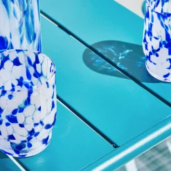 Hespéride Table PHUKET coloris bleu canard 65 x 65 cm - 4MURS