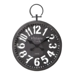 Horloge à gousset ALLISTER coloris noir - 4MURS