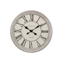 Horloge en bois CLOTHILDE coloris blanc - 4MURS