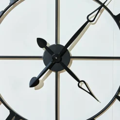 Horloge en métal ISMAEL coloris noir - 4MURS