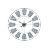 Horloge en métal NOELIE coloris gris bleu - 4MURS