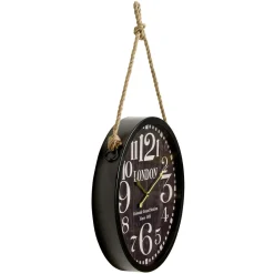 Horloge en métal STAN coloris noir - 4MURS