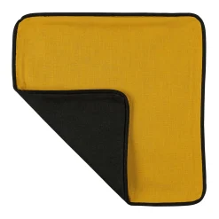 Housse de coussin APONI coloris jaune noir 40 x 40 cm - 4MURS