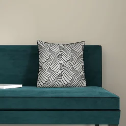 Housse de coussin ARDECO coloris noir 40 x 40 cm - 4MURS