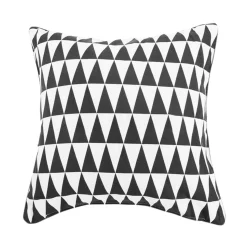 Housse de coussin BACKGAMMON coloris noir 40 x 40 cm - 4MURS