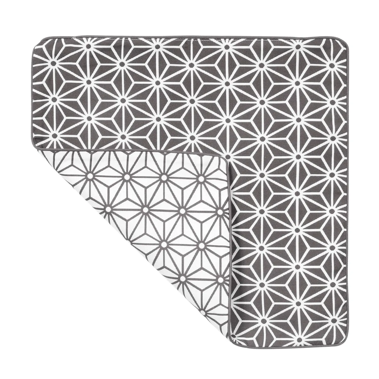 Housse de coussin CRISTAL coloris gris 40 x 40 cm - 4MURS