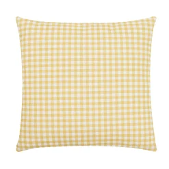 Housse de coussin ELVA coloris jaune 40 x 40 cm - 4MURS