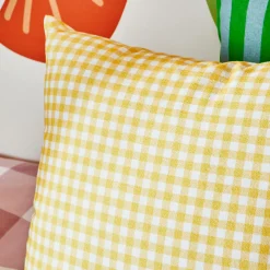 Housse de coussin ELVA coloris jaune 40 x 40 cm - 4MURS