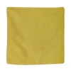 Housse de coussin LIN LAVE coloris vert moutarde 40 x 40 cm - 4MURS