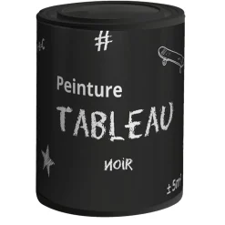 ID Décoratives Peinture TABLEAU CRAIE Peinture noir 0,5 L - 4MURS