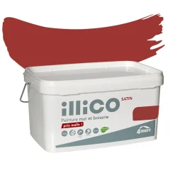 Illico Peinture Multi-supports Peinture rouge néon Satiné - 4MURS