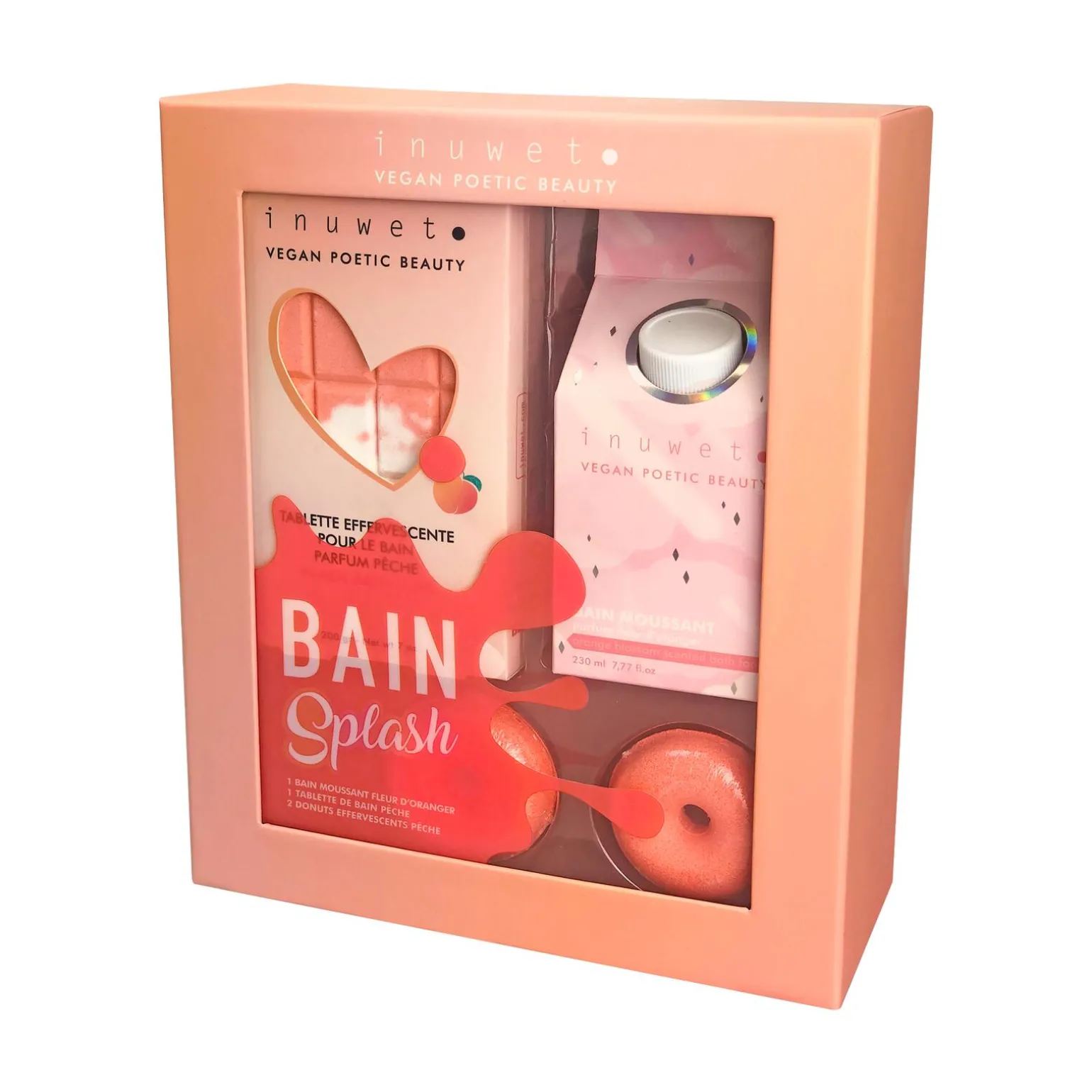 Inuwet Bain moussant SPLASH PECHE Fleur d'oranger / pêche - 4MURS