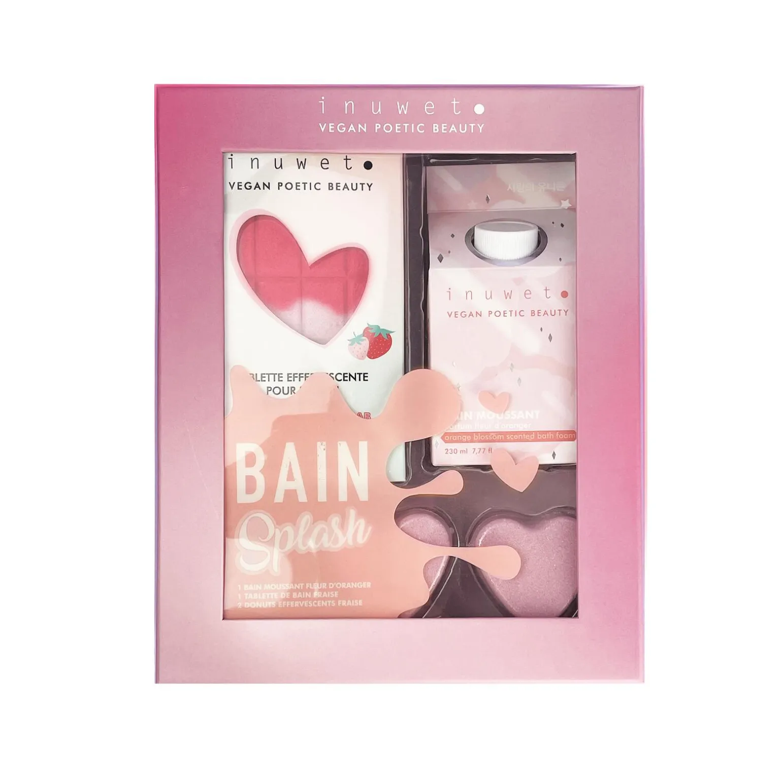 Inuwet Coffret cosmétique SPLASH BAIN FRAISE - 4MURS