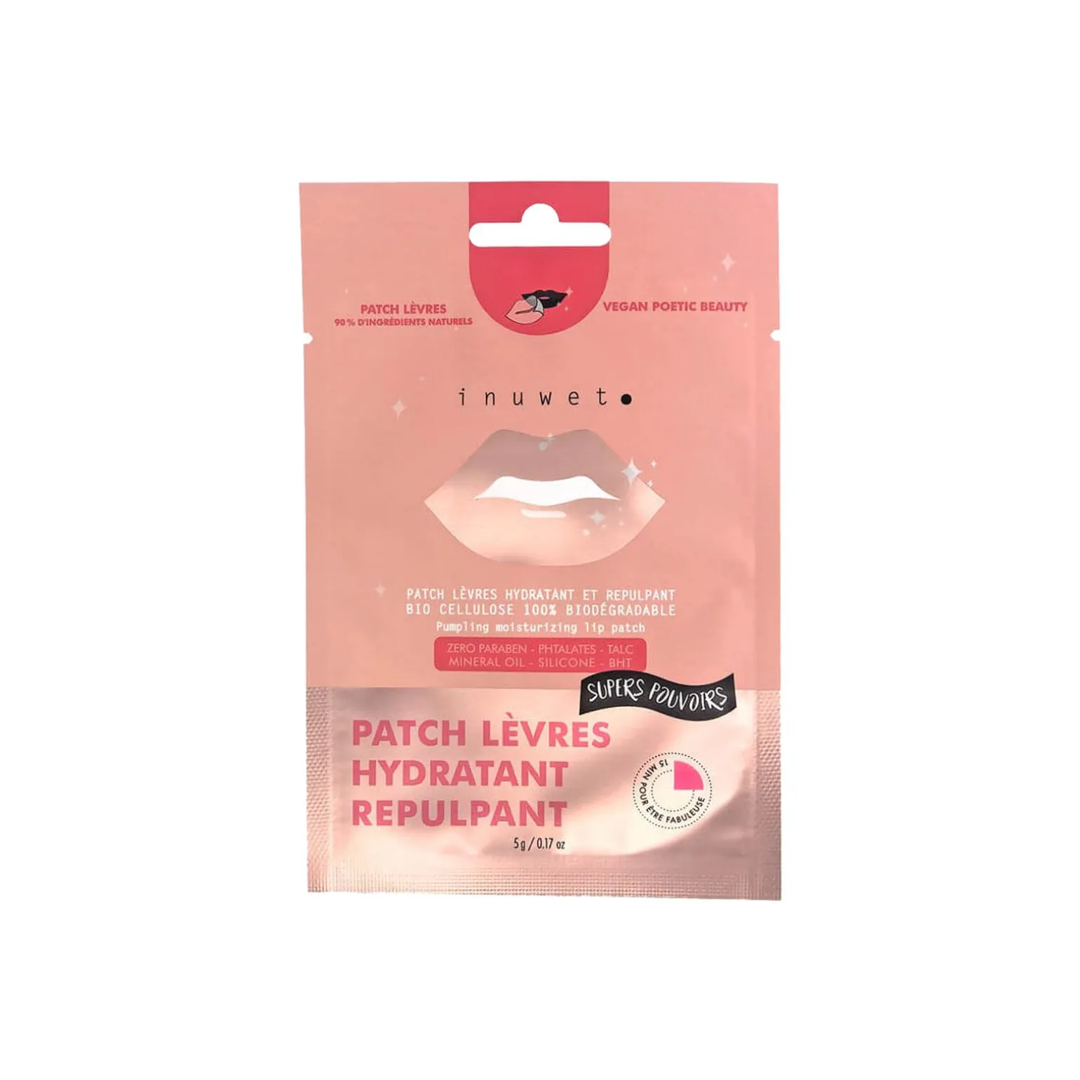 Inuwet Masque PATCH POUR LES LÈVRES / HYDRATANT REPULPANT - 4MURS