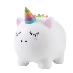 I-TOTAL Tirelire LICORNE coloris blanc - 4MURS