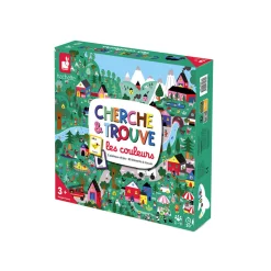 Janod Jeu éducatif CHERCHE ET TROUVE LES COULEURS - 4MURS