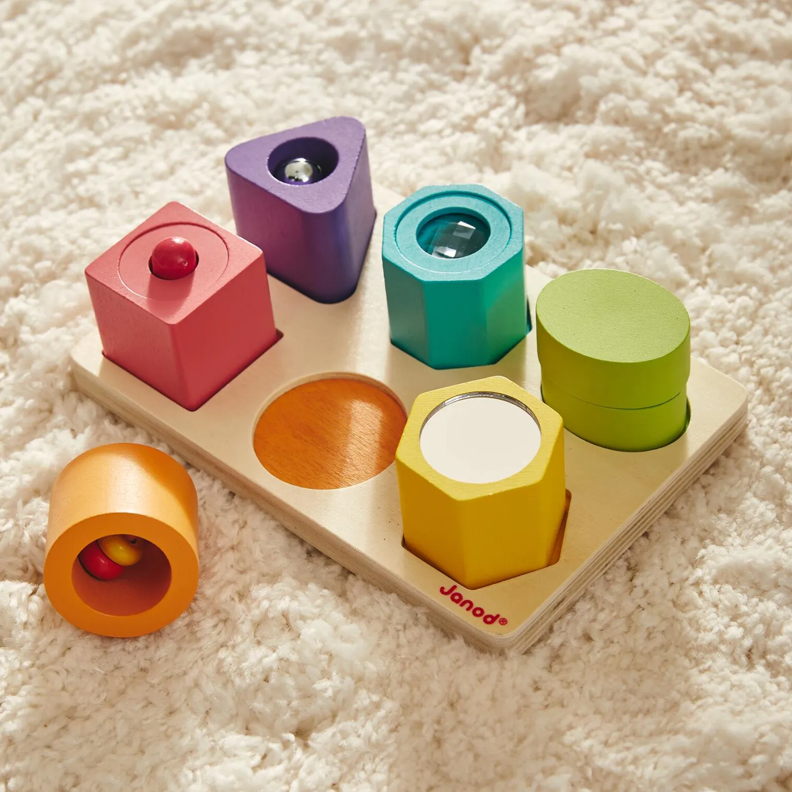 Janod Jeu éducatif CUBES SENSORIELS - 4MURS