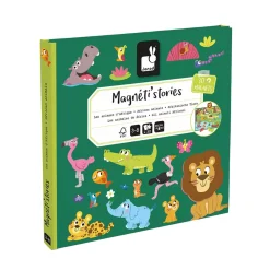 Janod Jeu éducatif MAGNETI'STORIES LES ANIMAUX D'AFRIQUE - 4MURS