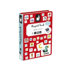Janod Jeu éducatif MAGNETI'BOOK ALPHABET FRANCAIS - 4MURS