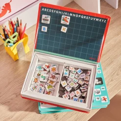 Janod Jeu éducatif MAGNETI'BOOK ALPHABET FRANCAIS - 4MURS