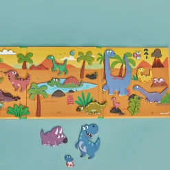 Janod Jeu éducatif MAGNETI'STORIES LES DINOSAURES - 4MURS