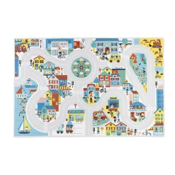 Janod Jeux CROSS ROADS - TAPIS VILLE - 4MURS