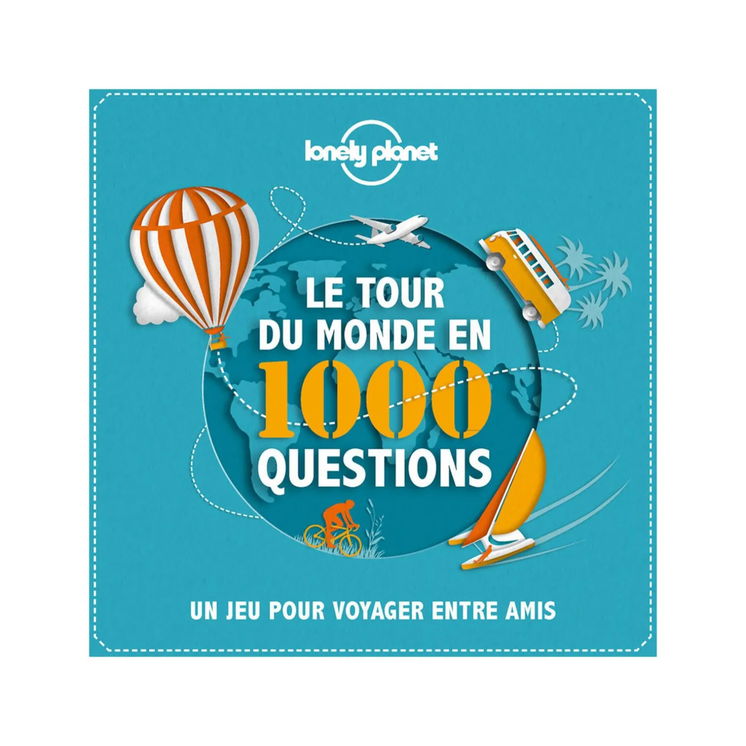 Jeu de cartes LE TOUR DU MONDE EN 1000 QUESTIONS - 4MURS