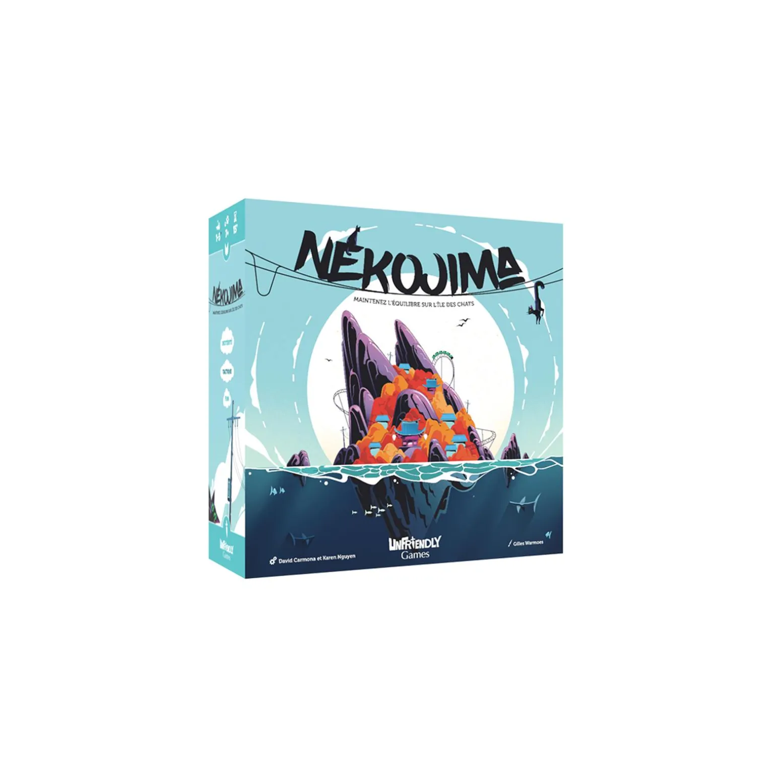 Jeu de société NÉKOJIMA - 4MURS