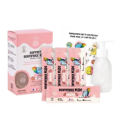 Juliette DIY cosmétique COFFRET DENTIFRICE KIDS FRAISE - 4MURS