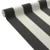KARL LAGERFELD Papier peint intissé STRIPES noir - 4MURS