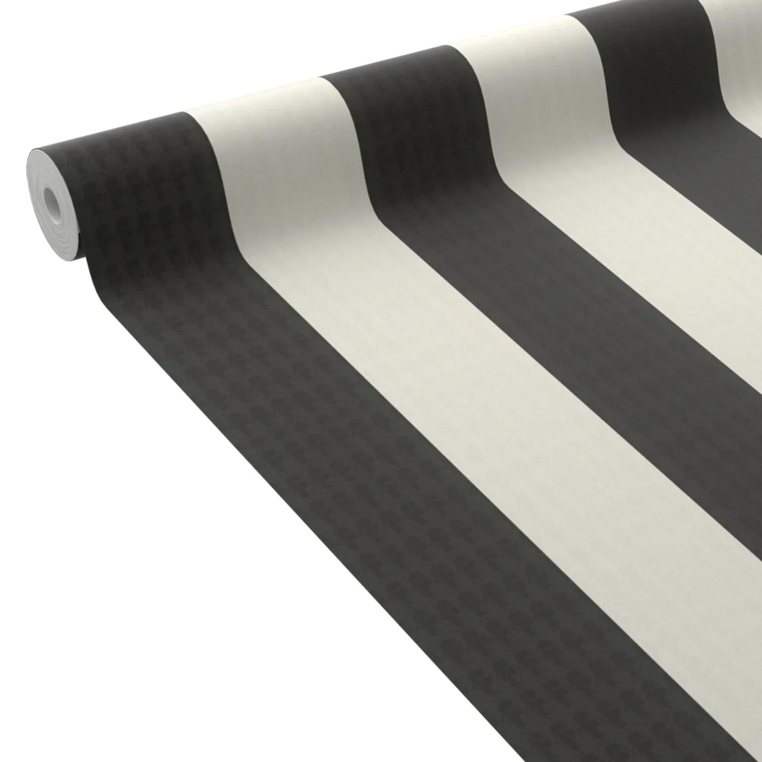 KARL LAGERFELD Papier peint intissé STRIPES noir - 4MURS