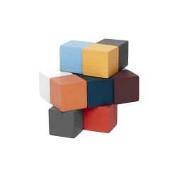 Kikkerland Casse-tête en bois CASSE TÊTE COLORÉ 3D - 4MURS