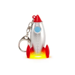 Kikkerland Porte clef FUSÉE coloris argent - 4MURS