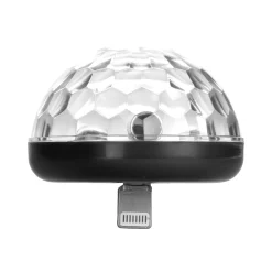 Kikkerland Prise LAMPE DISCO IPHONE NOIR coloris noir - 4MURS